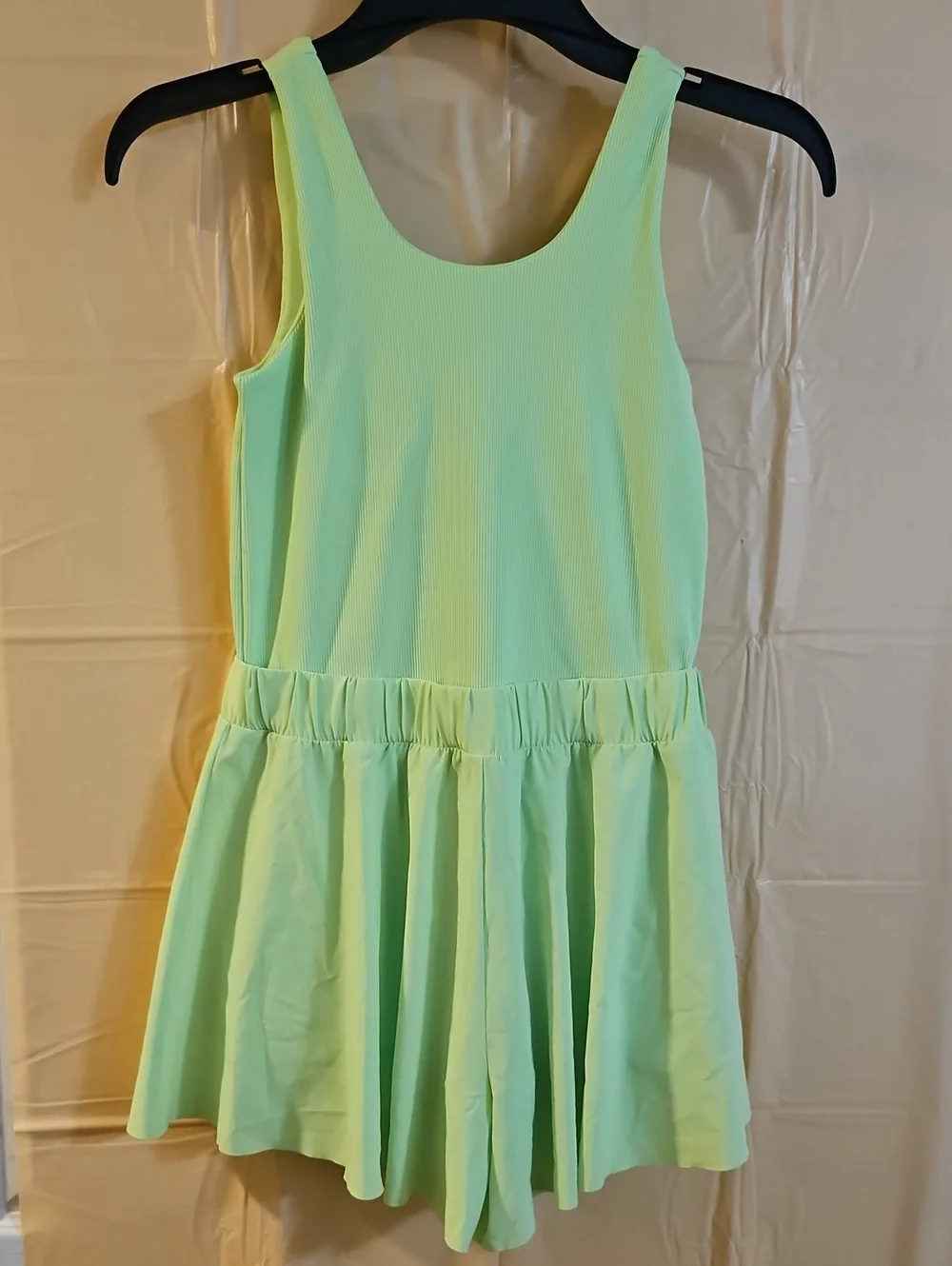 DSG Girls' Stride Fashion Romper: NEON PEAR: NEW WITH TAGS: SIZE L